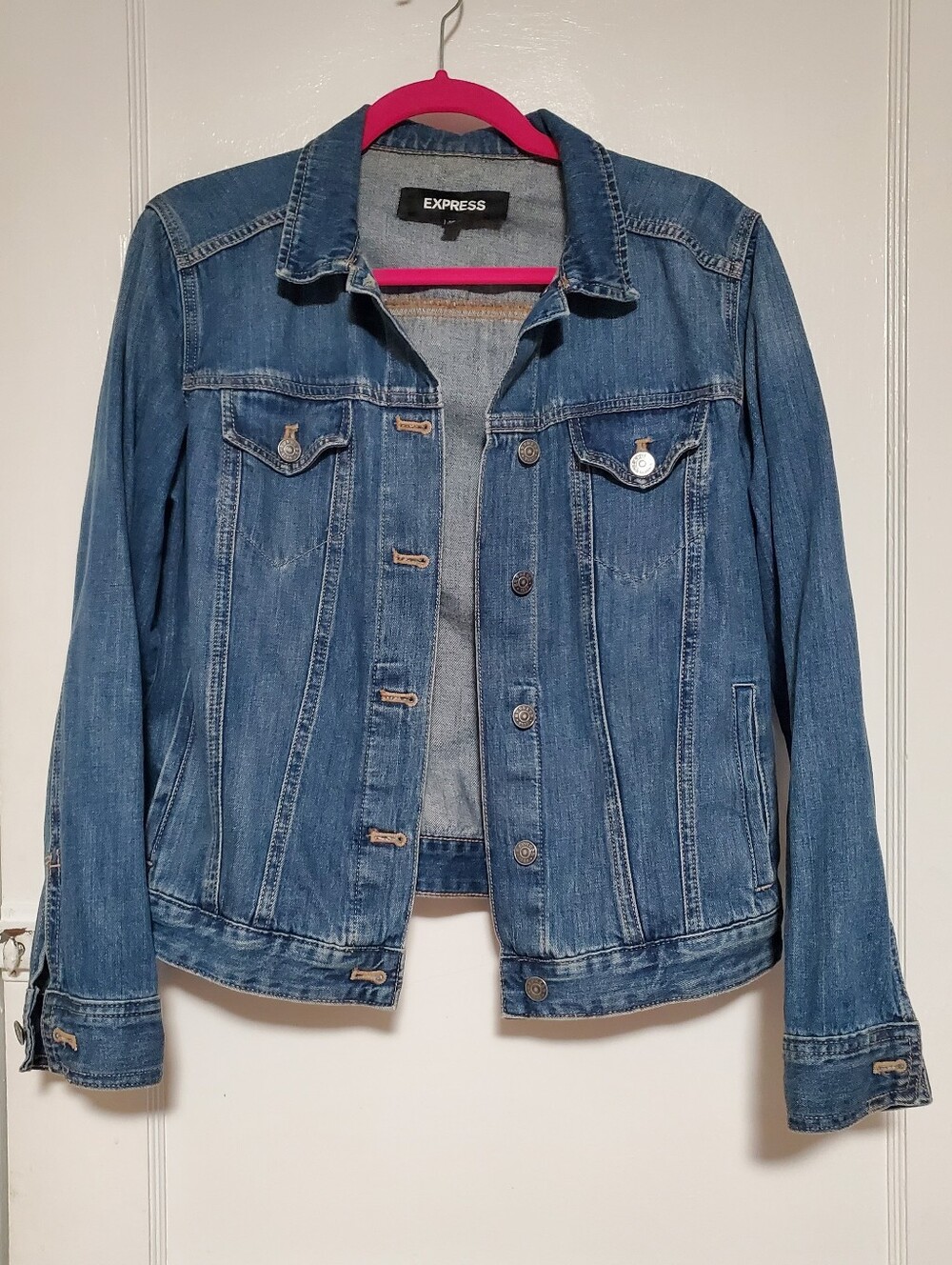 🆕️ Express Blue Denim Jean Jacket, Sz M